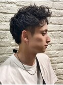 メンズ/ショート/無造作ツイストスパイラルパーマ/上野駅