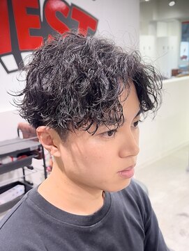 オーシャントーキョー 心斎橋(OCEAN TOKYO WEST) 波巻きパーマメンズツイストスパイラルパーマツーブロック