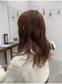 ピンクブラウンカラー
