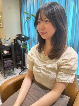 ロンド パルティール 大宮(Lond partir) 前髪カタログアンブレラカラーこなれミディウェーブパーマ大宮