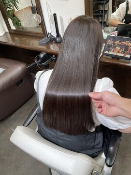 ムーブ(Moob) 艶感&透明感抜群◎髪質改善ブラウンカラー【別府】