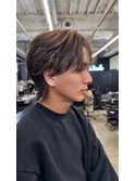 ウルフセンターパート×レイヤーカット×外国人風ハイライト