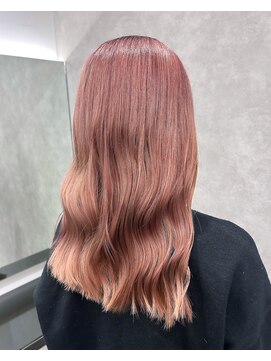 プライズ 成増店(prize) ピンクベージュ ハイトーンダブルカラーペールピンク成増