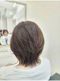 大人可愛いくびれウルフショート