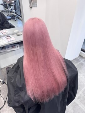 ペレ 栄店(PELE) ホワイトグレージュ/デジタルパーマ/チェリーブラウン/栄