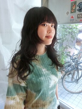 ノラ シブヤ(NORA) レイヤーパーマ黒髪パーマスパイラルパーマウルフパーマ