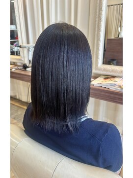 ヘアデザインスペース イチエ(hair design space i chi e) 髪質改善トリートメント+地毛風ブルーアッシュカラー