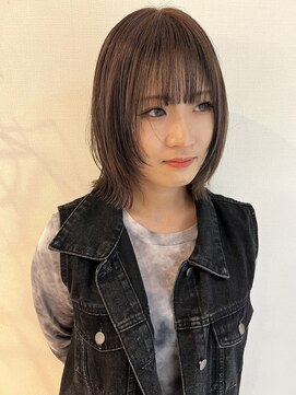 ペレ アネックス 大阪梅田茶屋町店(PELE ANNEX) くびれヘア/アプリコットオレンジ/ハイライトカラー/梅田