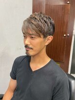 グラッドバーバードットエビス 恵比寿(GLAD BARBER. EBISU)&nbsp;サーフカール/スパイキーショート/ブルーブラック[恵比寿]