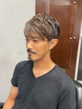 グラッドバーバードットエビス 恵比寿(GLAD BARBER. EBISU) サーフカール/スパイキーショート/ブルーブラック[恵比寿]