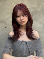 シェル(SHEL+L)&nbsp;red layer × black endcolor【HARUNA】