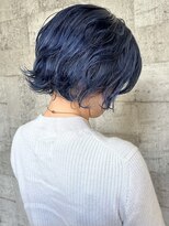 リサ グランシェ(RISA granche)&nbsp;ブルーブラック　ボブヘア