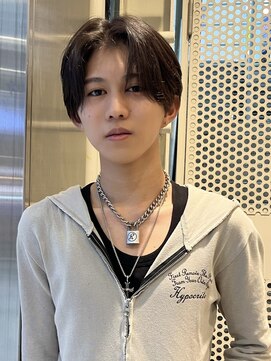 ゼストプール(ZEST POOL) men's 酸性ストレート　センターパート