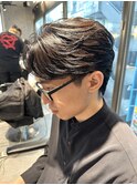 ニュアンスフェザーパーマセンターパート