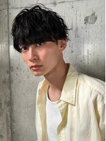 キュー(Cue_)&nbsp;無造作マッシュ×ソフトツイストスパイラルパーマ