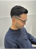 かき上げフェードスタイル