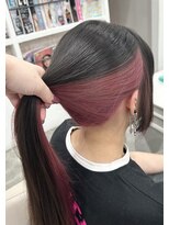 if インナーカラー/ピンク