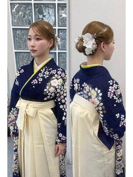 リッカ(LICCA) (licca内堀)着付け×ヘアセット×ブリーチカラー