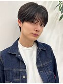 縮毛矯正×センターパートでこなれ感マッシュ