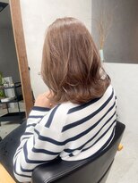 リアン(lien) ブリーチ無しカラー×ミルクティーベージュ