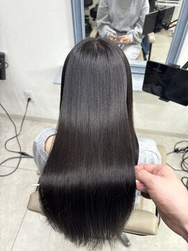 ボクノ 2号店(bokuno) 縮毛矯正/ロングレイヤー/ダークブラウン