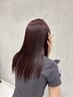 【鈴木指名】カット+暖色艶カラー+トリートメント（ブリーチ不可）