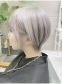 ひし形ショートボブ/ショートヘア/30代/40代/50代原宿
