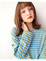エル 横浜 ウエスト(eL 横浜 west) 艶感たっぷり 髪質改善 朝楽 ナチュラル 外ハネミディアムヘア