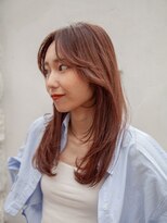 ヘアアンドリラクゼーション シャッセ(Hair&Relaxation SASE)&nbsp;顔まわりレイヤーロングスタイル