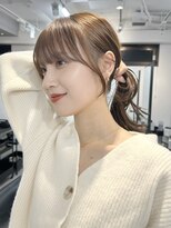 フォト イケブクロ(foto IKEBUKURO)&nbsp;結べる顔まわりカット/大人可愛いミディアム/池袋/10代20代30代