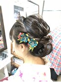 立川駅近◎早朝より訪問着や卒業式袴着付けなみロールアレンジ