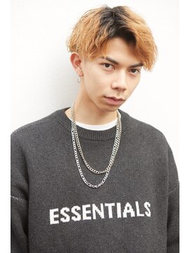 メンズサロンドットリアン(dot. lien) 【men’s salon dot. Tokyo】オレンジブラウン×スパイラル