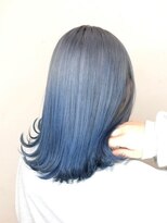 プログレス 長町南店(PROGRESS) くすみブルー×シルバー×グラデーション