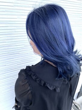 シャルムヘアー(charme hair) ネイビーブルー