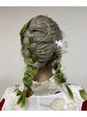 編み込みツイン