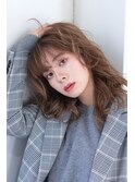 ハイライトたっぷりゆるふわ巻き