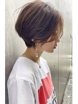 ジエクトカナウ 大阪梅田店(The Ect canow) ショートカット×アッシュカラー×前髪×ハイライト