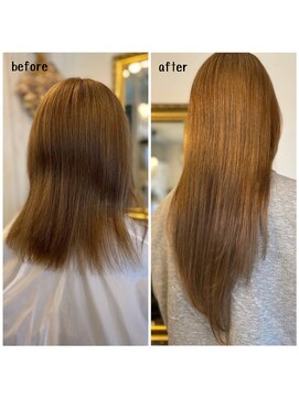 エクステンション キュー(extension Q) プルエクステ/ダイヤモンド毛質52cm(胸下)