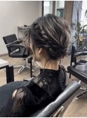 ヘアアレンジヘアセットお呼ばれヘアまとめ髪お団子ヘアシニヨン