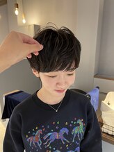 エマピボット 中川本店(EMA PIVOT)&nbsp;ナチュラルパーマショート