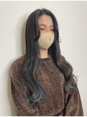 ブルー*インナーカラー
