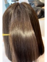 アズール 草加(azule) 髪質改善カラー　ブラウン　ツヤ髪スタイル