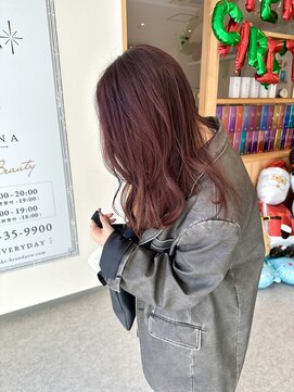 ヘアーメイクブランニュー セントラル 西大寺店(hair make Brand new central) こっくり暖色ボルドーカラー