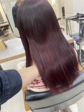 エクラ(ECLAT) 艶髪/ワインレッド