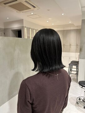 ガリカ(Gallica kinshicho) <haruka>黒髪外ハネボブ/結べるボブ/黒髪暗髪カラー