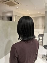 ガリカ(Gallica kinshicho) <haruka>黒髪外ハネボブ/結べるボブ/黒髪暗髪カラー