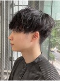 ツーブロック/マッシュショート/カルマパーマ