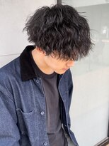 ニューヨークニューヨーク 海老江店(NYNY)&nbsp;ニュアンスパーマミディアムパーマセンターパート波巻きパーマ