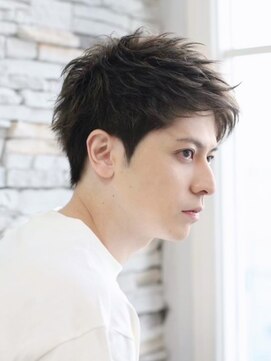 ルーツ(ROOTS) 爽やかさ抜群!大人男子のかきあげベリーショート