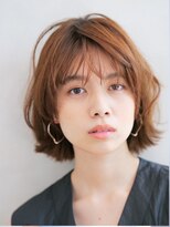 キイ ギンザ(k.e.y GINZA)&nbsp;くびれボブ/ライトブラウン